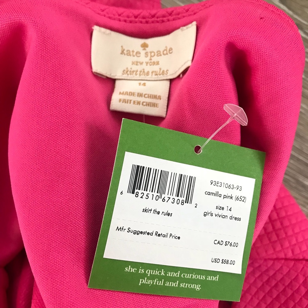 NEW Kate Spade Skirt the Rules Vivian Pink Dress - Picture 6 of 8